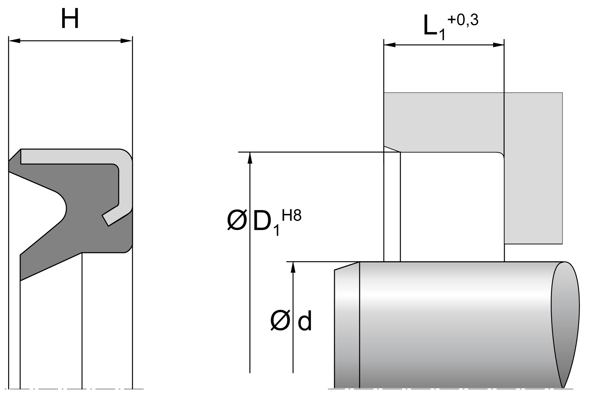 POSNEMALO AM54 AU DTM DICHTOMATIK 120x140x8 — 120*140*8 120×140×8 mm (2/2)