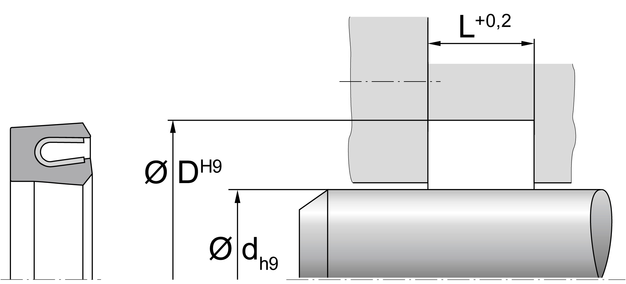 TESNILO HIDRAVLIČNO SNI43 PTFE DTM DICHTOMATIK 80x89,4x7,1 — 80*89,4*7,1 80×89,40×7,10 mm (2/2)