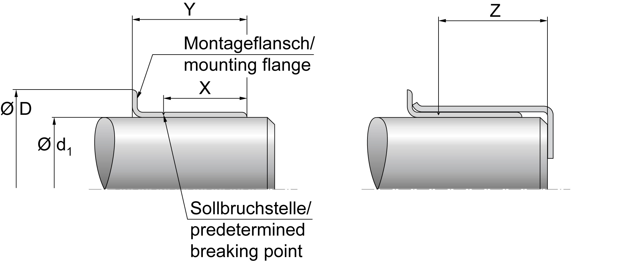 Wear sleeves (DICHTOMATIK) DICHTOMATIK 44,45x52,2x9,5/12,7 WSHR — 44,45*52,2*9,5/12,7 WSHR 44.45×52.20×9.50 mm (2/2)