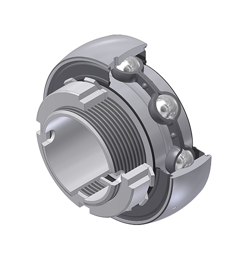 Radial insert ball bearings (SNR) SNR LK207G2H 35×72×34 mm (1/2)