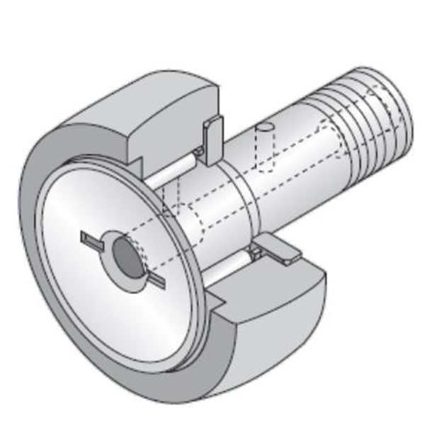Stud type track rollers (NTN) NTN KR80LL/3AS — KR80-LL (PP) 80×30×100 mm