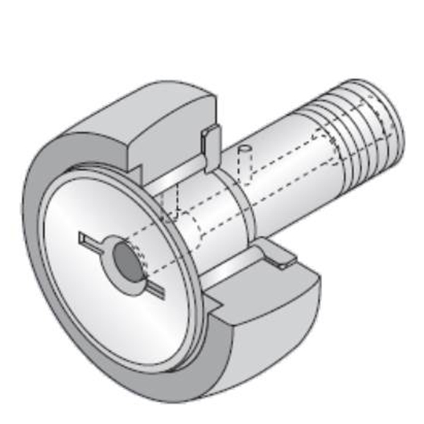 Stud type track rollers (NTN) NTN KRV22FLLH/3AS — KRV22-FLLH (PP) 10×22×36 mm