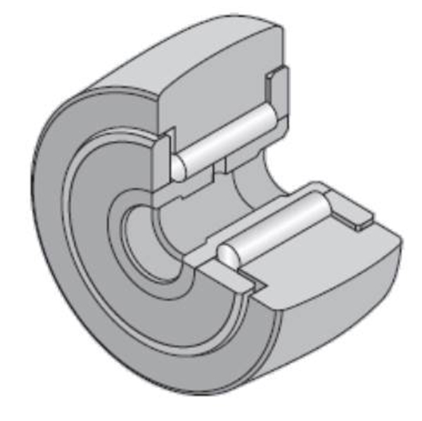 Yoke type track rollers (NTN) NTN NATV5/3AS — NATV5 5×16×12 mm