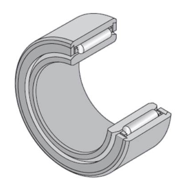 Needle roller bearings (NTN) NTN NK85/35R+1R75X85X35 — NKI75/35R (NK85/35R+1R75X85X35 NTN) 75×105×35 mm