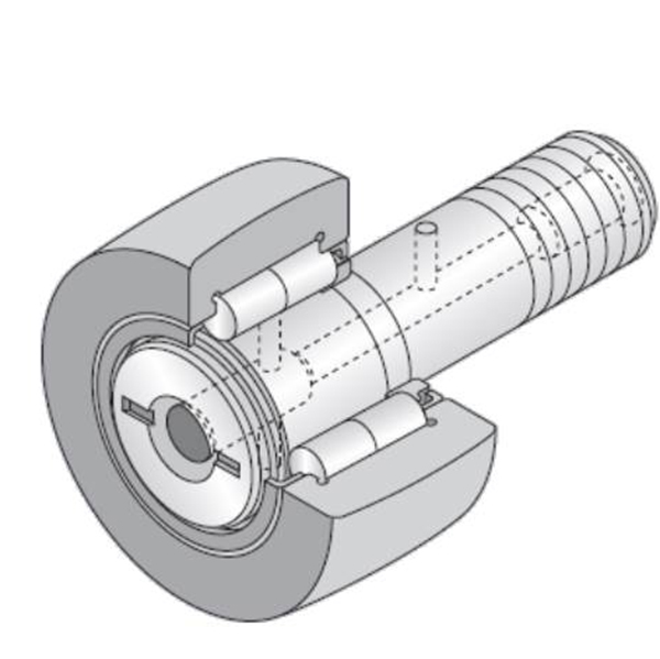 Stud type track rollers (NTN) NTN NUKR40H/3AS — NUKR40H 40×18×58 mm