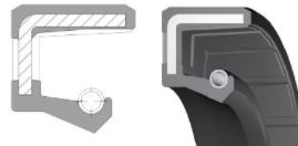 TESNILO OLJNO OS-A10 NBR ASEALS ANYSEALS 22x47x7 (BA; WA) — 22*47*7 22×47 mm