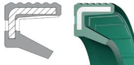 Oil seals (ANYSEALS) ANYSEALS 50x60x4 OS-G12 NBR — 50*60*4 50×60×4 mm