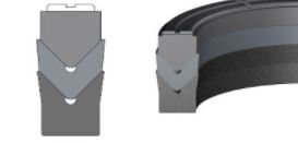 Hydraulic piston seal set (ASEALS) ANYSEALS 160x130x28 PS-20 NBR — 160*130*28 160×130×28 mm