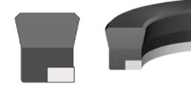 Hydraulic rod seal (ANYSEALS) ANYSEALS 35x45x10,5 RS-31 NBR (KI520;SNI07) — 35*45*10,5
