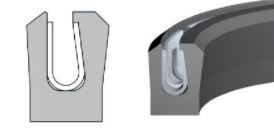 Hydraulic rod seal (ANYSEALS) ANYSEALS 80x89,4x7,1 RS-87 PTFE — 80*89,4*7,1