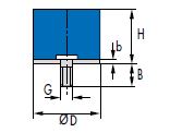 Vibration control (TRELLEBORG) TRELLEBORG D1620 55NR