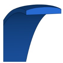 Guide rings, rod (FREUDENBERG) FREUDENBERG 75x80x14,8 SBK HG517 — 75*80*14,8 75×80×76.6 mm (1/2)
