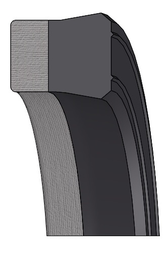 TESNILO HIDRAVLIČNO SN05 NBR DTM DICHTOMATIK 15x23x6,3 — 15*23*6,3 15×23×6,3 mm (1/2)