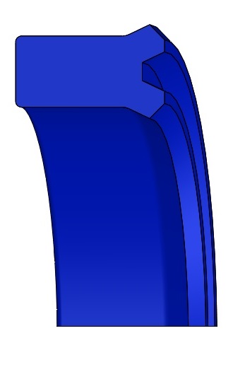 TESNILO HIDRAVLIČNO SN36 AU DTM DICHTOMATIK 56x71x8,5 — 56*71*8,5 56×71×9,5 mm (1/2)