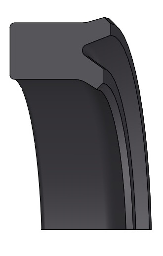 TESNILO HIDRAVLIČNO SNI24 NBR DTM DICHTOMATIK 10x18x6,5 — 10*18*6,5 10×18×6,5 mm (1/2)