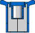 Pneumatic complete piston seal (FREUDENBERG) FREUDENBERG 32x8x18 TDUOPM NBR — 32*8*18 32×8×18 mm (1/2)