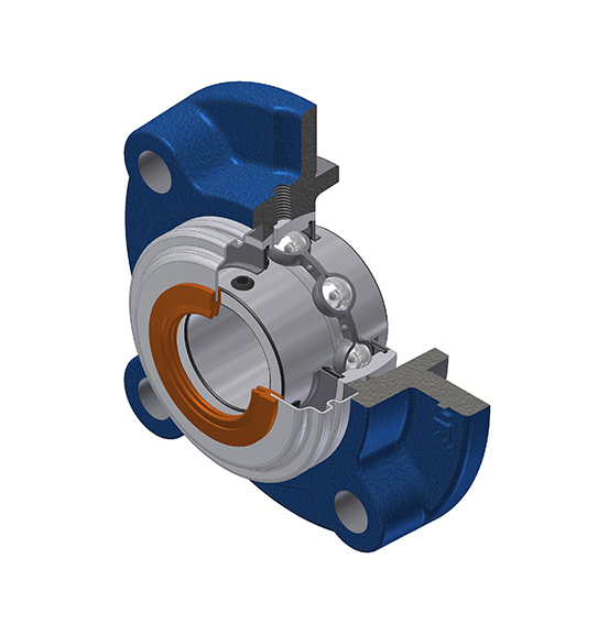 Housing units (SNR) SNR UCFC212CC — UCFC212-CC 60×195×65.1 mm