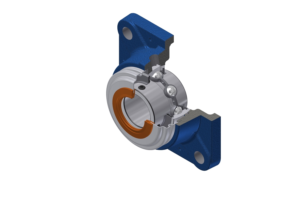 Housing units (SNR) SNR UCFE212CO — UCFE212-CO 60×175×73.7 mm
