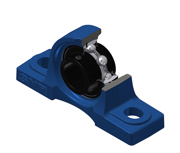 Housing units for high temperature (SNR) SNR UCP215T20 — UCP215-T20 (200°C) 75×275×163 mm (1/2)
