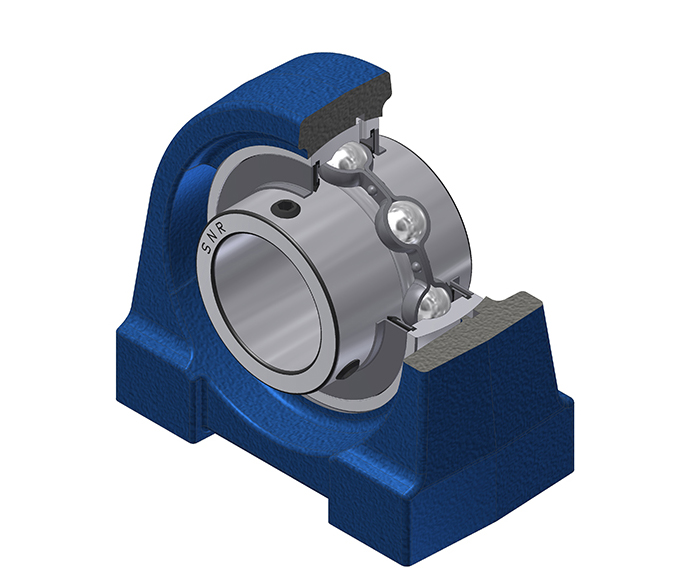 LEŽAJNA ENOTA SNR UCPG210 60×135×114 mm (1/2)