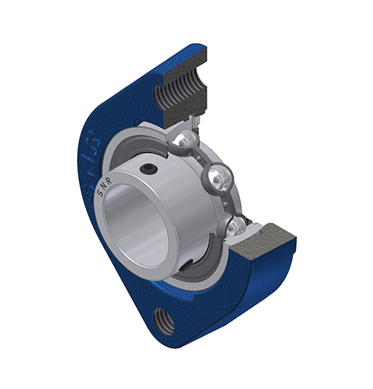 LEŽAJNA ENOTA SNR USFD205M12 25×97×29,40 mm (1/2)