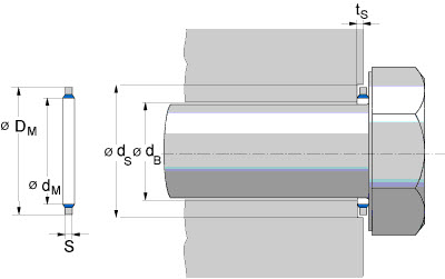Usit Rings (FREUDENBERG) FREUDENBERG 27,2x36x2 NBR — 27,2*36*2 27.2×36×2 mm (2/2)