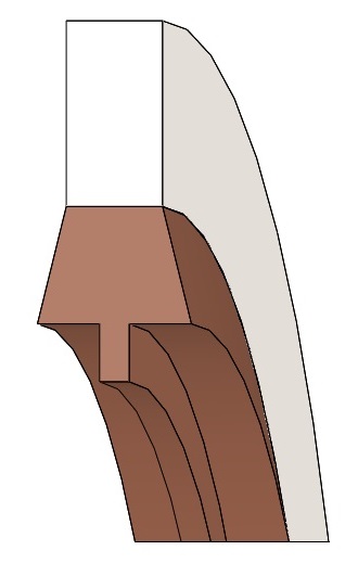 Usit Rings (DICHTOMATIK) DICHTOMATIK 33,89x42,8x3,2 USS FKM — 33,89*42,8*3,2 33.89×42.8×3.2 mm (1/2)
