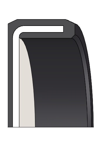 Cover seals (DICHTOMATIK) DICHTOMATIK 35x8 VER01 NBR — 35*8 35×8 mm (1/2)
