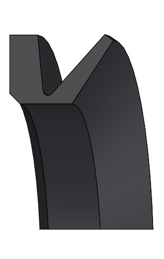 V-ring (DICHTOMATIK) DICHTOMATIK 120 VL50-120 NBR 115×125×108 mm (1/2)