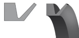 V-ring (ANYSEALS) ANYSEALS 250 VR-A10 NBR