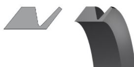 V-ring (ANYSEALS) ANYSEALS 65 VR-S10 NBR