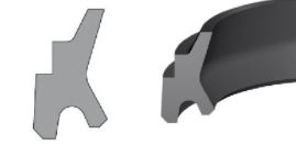 Wipers (ANYSEALS) ANYSEALS 125x137x8,2/11 WS-D14 NBR (P8; AD51) — 125*137*8,2/11