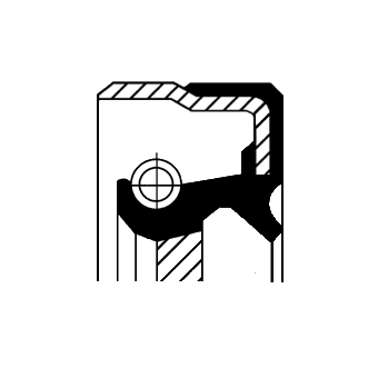 Oil Seals EUROPRENE (CORTECO) CORTECO 45x65x10 BDAT2SLRKFSFX2 ACM — 45*65*10 45×65×10 mm