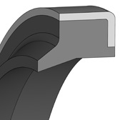 POSNEMALO AM43 NBR DTM DICHTOMATIK 56x66x7/10 — 56*66*7/10 56×66×10 mm (1/2)
