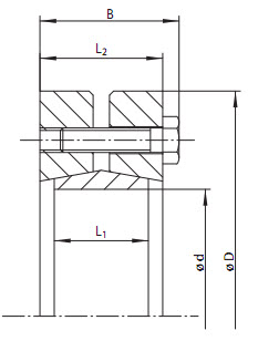 Cone Clamping Elements (RINGSPANN) RINGSPANN RLK603 90x155 — RLK603 90*155 90×155×44 mm